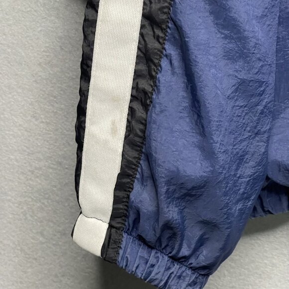 Vintage 90s Nike Blue & White Windbreaker Jacket XL Lightweight - Picture 3 of 9